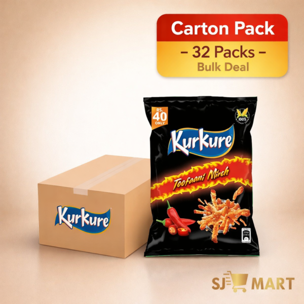 ChatGPT Image Mar 27, 2026, 10_27_40 AM Kurkure Toofani Mirch 34g Carton – Pack of 32 (Bulk Deal)
