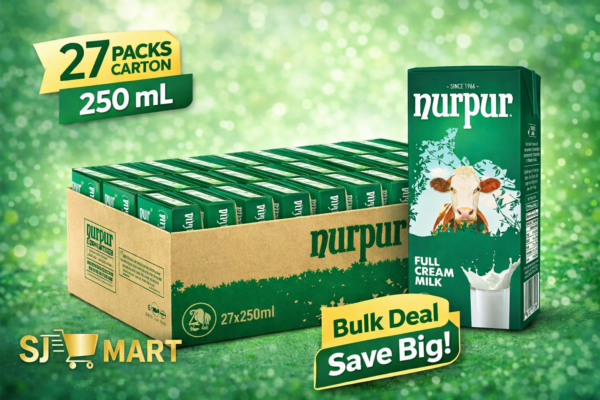 Nurpur milk bulk deal promotion Nurpur Full Cream Milk 250ml (Carton of 27 Packs)