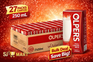 Olper’s Full Cream Milk 250ml (Carton of 27 Packs)