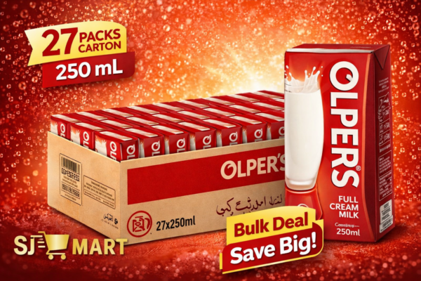 Olper’s Full Cream Milk 250ml (Carton of 27 Packs)