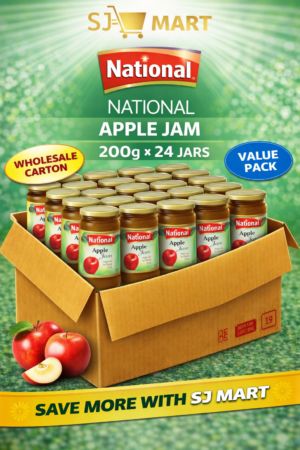 National Apple Jam 200g x 24 | Bulk Carton | Breakfast Spread | SJ Mart