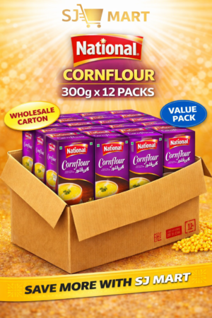 National Cornflour 300g x 12 | Bulk Carton | SJ Mart