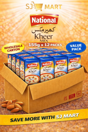 National Kheer Mix 155g x 12 | Dessert Mix Bulk Carton | SJ Mart