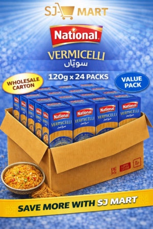 National Vermicelli (Sawiyan) 120g x 24 | Bulk Carton | SJ Mart